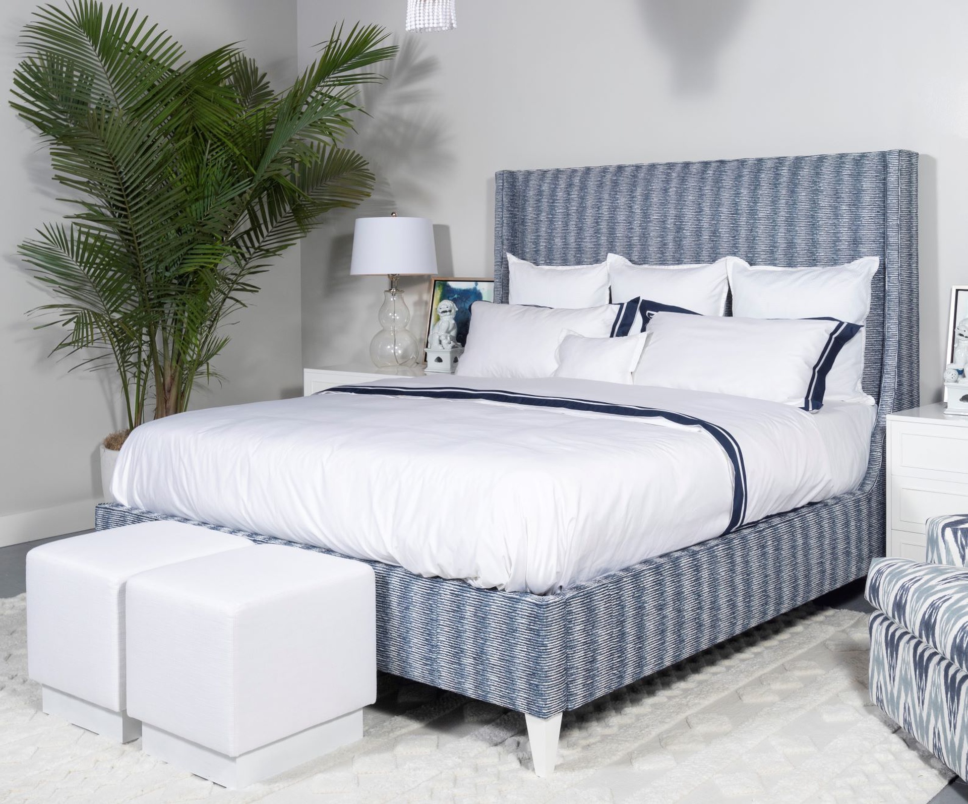 Yusuf tufted deals upholstered bed