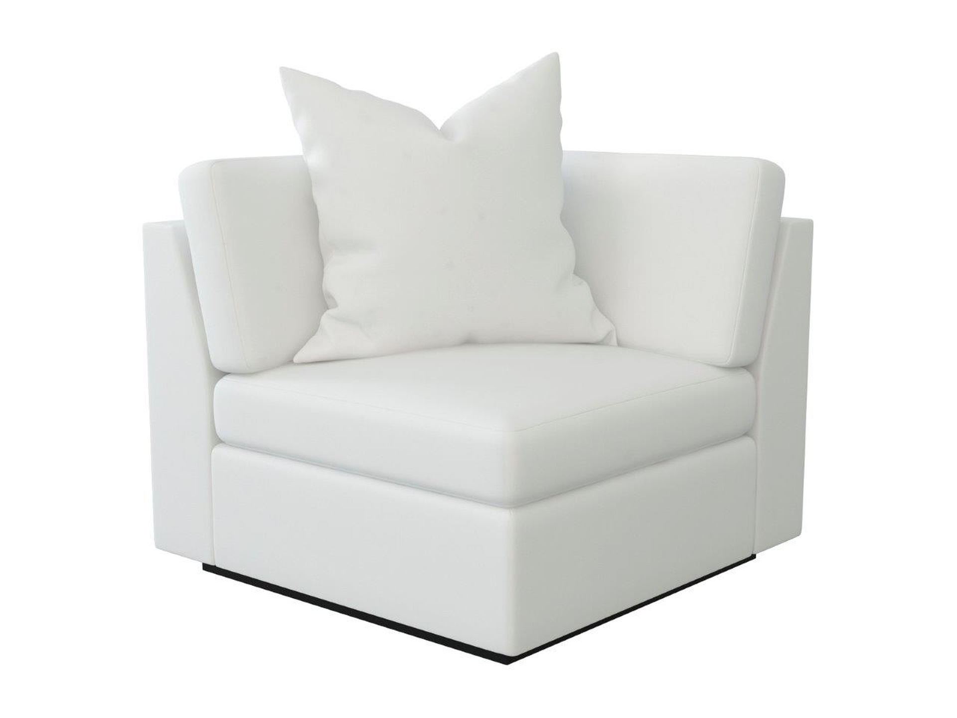 Track Arm Modern Corner Chair EJ Victor