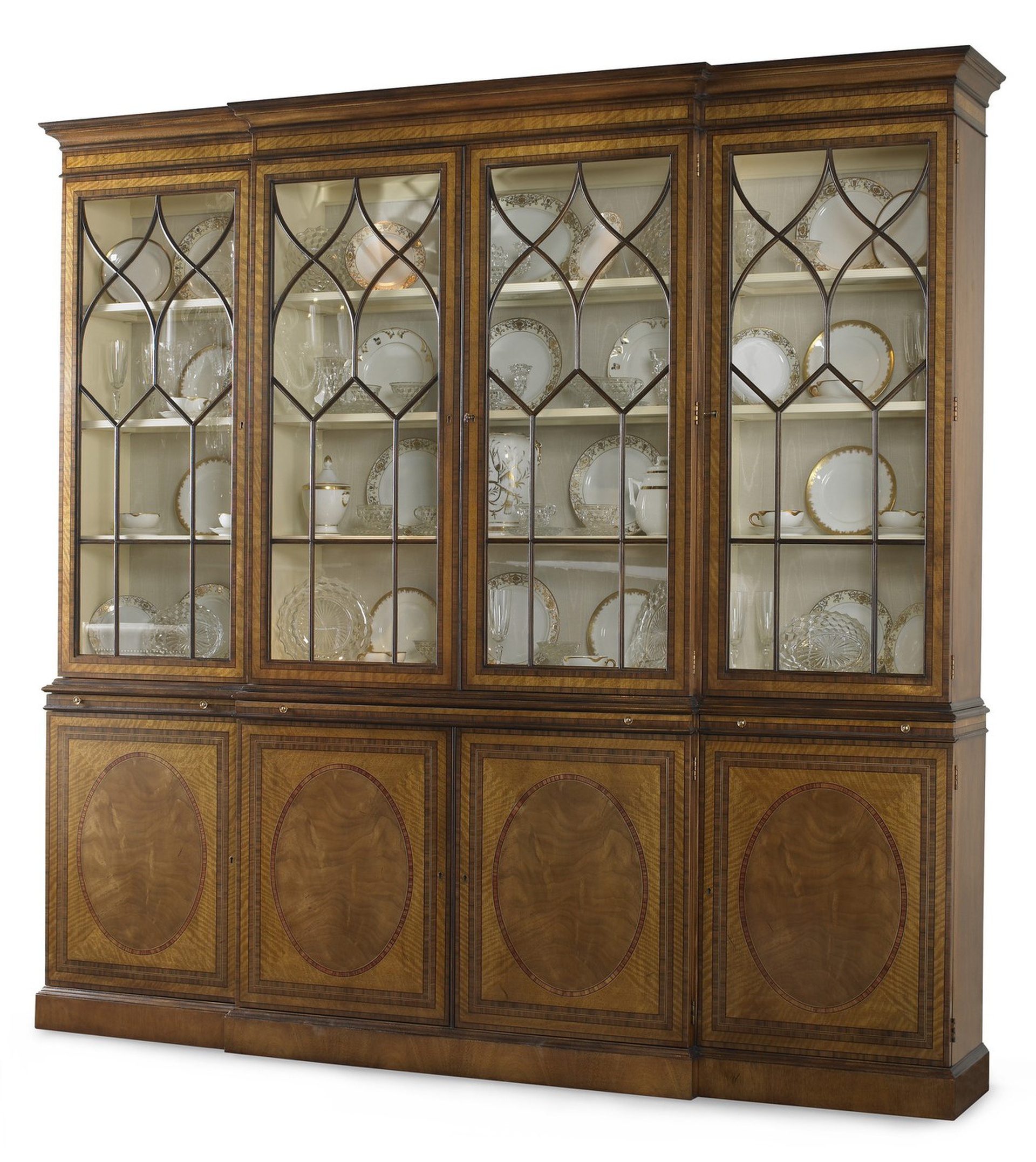 Breakfront China Cabinet Ej Victor