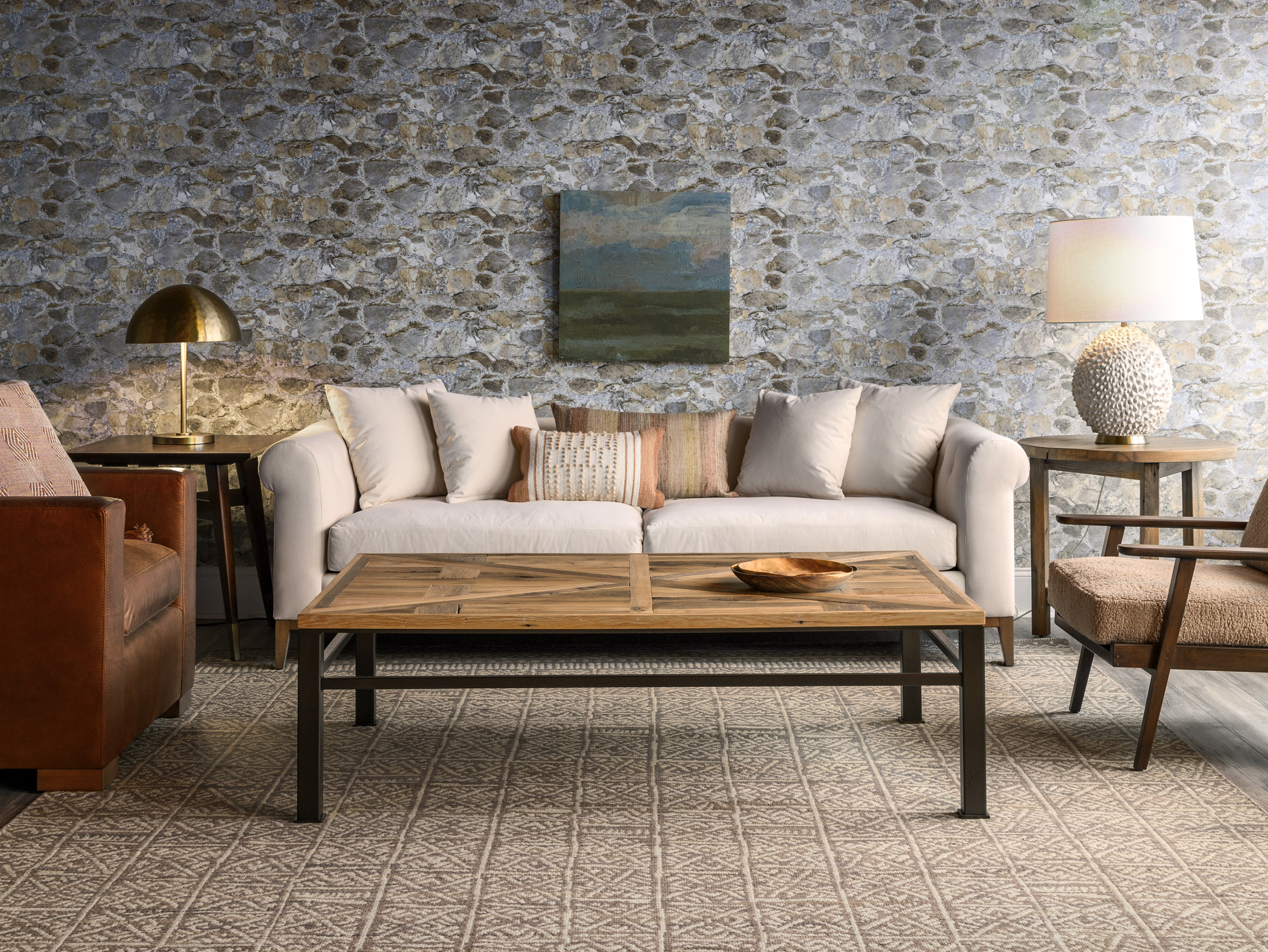 Wess Coffee Table, Reclaimed Oak | EJ Victor