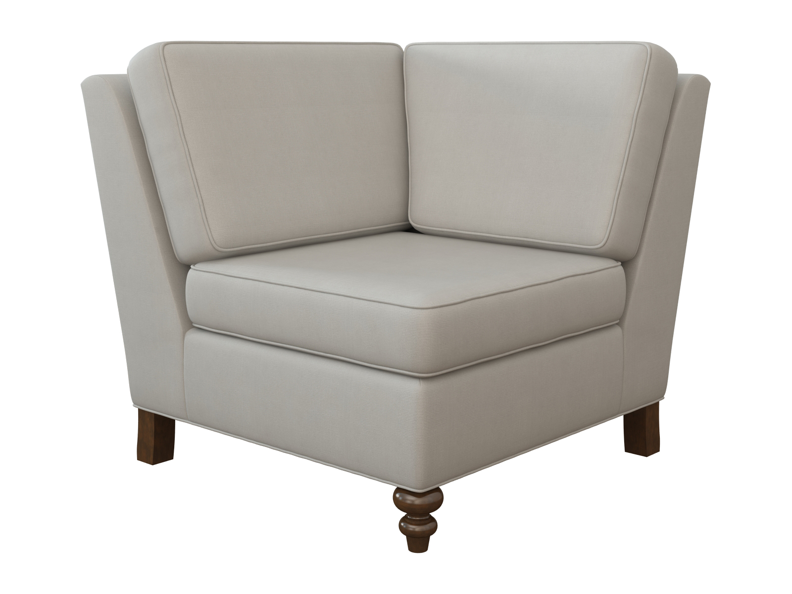 High back shop corner chair